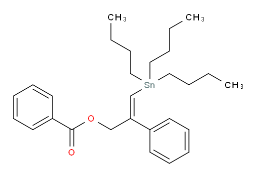 (E)-2-phenyl-3-(tributylstannyl)allyl benzoate