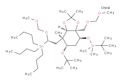 (((3aR,4S,6S,7R,7aR)-6-(tert-butoxy)-7-((S)-2-(methoxymethoxy)-2-(tributylstannyl)ethyl)-3a-((methoxymethoxy)methyl)-2,2,7-trimethylhexahydrobenzo[d][1,3]dioxol-4-yl)oxy)(tert-butyl)dimethylsilane