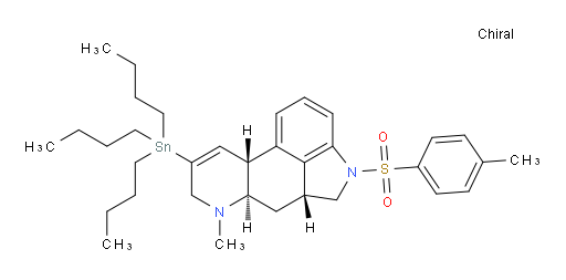 (5aR,6aR,10aR)-7-methyl-4-tosyl-9-(tributylstannyl)-4,5,5a,6,6a,7,8,10a-octahydroindolo[4,3-fg]quinoline