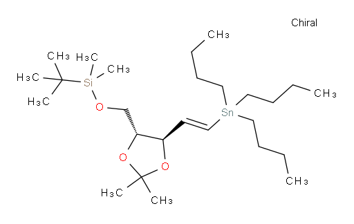 tert-butyl(((4R,5R)-2,2-dimethyl-5-((E)-2-(tributylstannyl)vinyl)-1,3-dioxolan-4-yl)methoxy)dimethylsilane