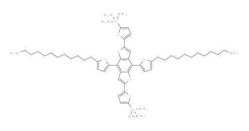 (5,5'-(4,8-bis(5-dodecylthiophen-2-yl)benzo[1,2-b:4,5-b']dithiophene-2,6-diyl)bis(thiophene-5,2-diyl))bis(trimethylstannane)