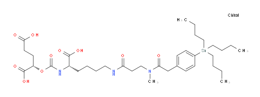(12S,16S)-3-methyl-2,6,14-trioxo-1-(4-(tributylstannyl)phenyl)-15-oxa-3,7,13-triazaoctadecane-12,16,18-tricarboxylic acid