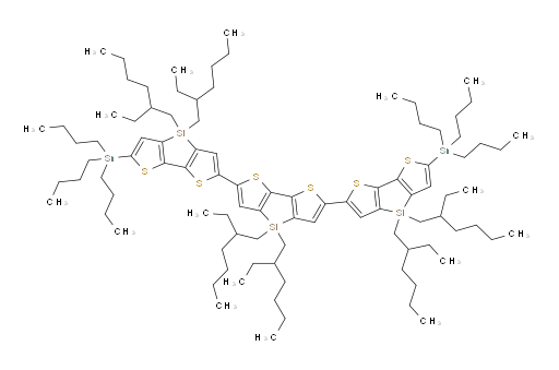 4,4,4',4',4'',4''-hexakis(2-ethylhexyl)-6,6''-bis(tributylstannyl)-4H,4'H,4''H-2,2':6',2''-tersilolo[3,2-b:4,5-b']dithiophene