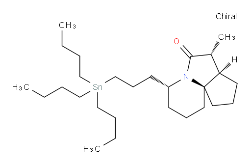 (4R,7R,7aR,10aS)-7-methyl-4-(3-(tributylstannyl)propyl)octahydrocyclopenta[i]indolizin-6(7H)-one