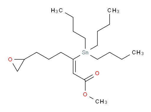 (Z)-methyl 6-(oxiran-2-yl)-3-(tributylstannyl)hex-2-enoate