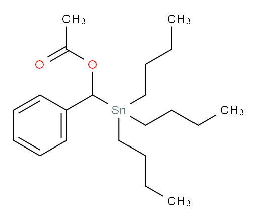 phenyl(tributylstannyl)methyl acetate
