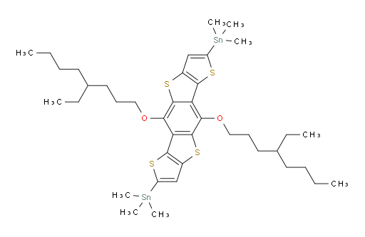 1,1′-[5,10-Bis[(4-ethyloctyl)oxy]dithieno[2,3-d:2′,3′-d′]benzo[1,2-b:4,5-b′]dithiophene-2,7-diyl]bis[1,1,1-trimethylstannane]