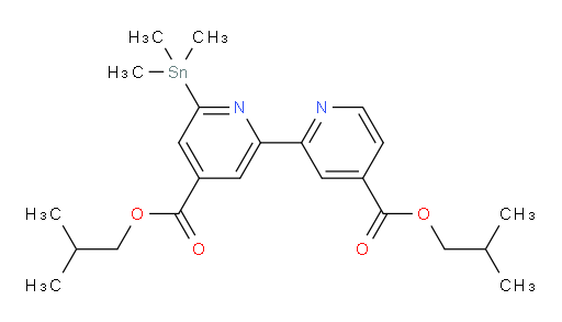diisobutyl 6-(trimethylstannyl)-[2,2'-bipyridine]-4,4'-dicarboxylate