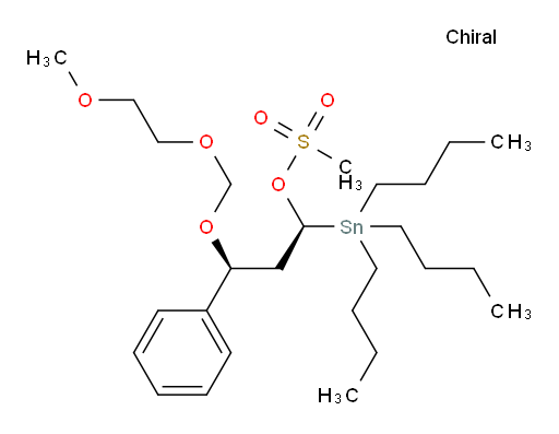 (8S,10S)-11,11-dibutyl-8-phenyl-2,5,7-trioxa-11-stannapentadecan-10-yl methanesulfonate