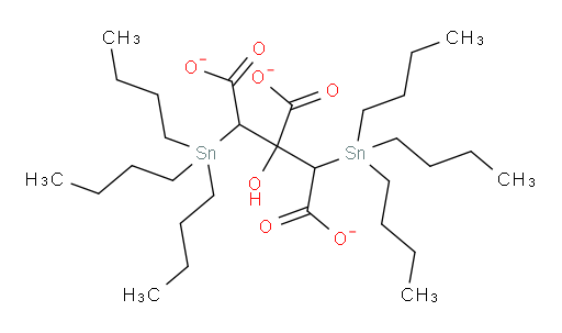 2-羟基-1,3-双(三丁基锡基)丙烷-1,2,3-三甲酸酯