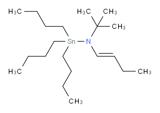 (E)-N-(丁-1-烯-1-基)-N-(叔丁基)-1,1,1-三丁基锡杂n胺