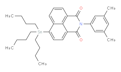 2-(3,5-二甲基苯基)-6-(三丁基锡基)-1H-苯并[de]异喹啉-1,3(2H)-二酮