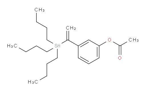 3-(1-(三丁基锡基)乙烯基)苯基 乙酸酯