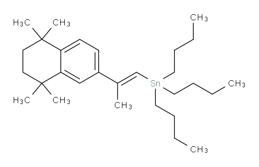(E)-tributyl(2-(5,5,8,8-tetramethyl-5,6,7,8-tetrahydronaphthalen-2-yl)prop-1-en-1-yl)stannane
