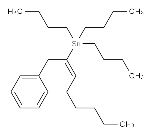 (E)-三丁基(1-苯基辛-2-烯-2-基)锡烷