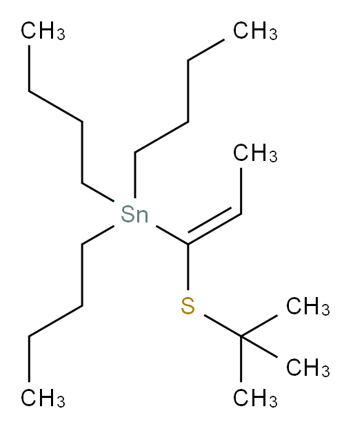 (Z)-tributyl(1-(tert-butylthio)prop-1-en-1-yl)stannane