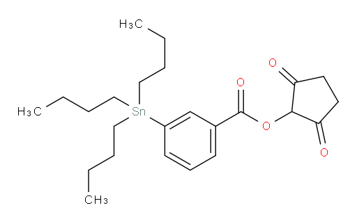 2,5-二氧代环戊基 3-(三丁基锡基)苯甲酸酯