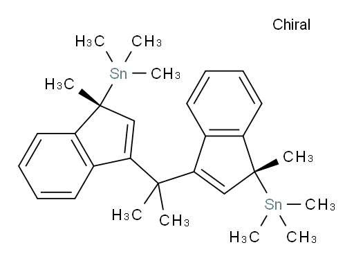 ((1R,1'R)-丙烷-2,2-二基双(1-甲基-1H-茚-3,1-二基))双(三甲基锡烷)