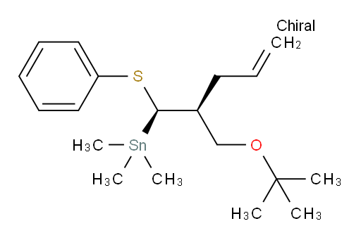 ((1R,2S)-2-(叔-丁氧基甲基)-1-(苯基硫基)戊-4-烯-1-基)三甲基锡烷