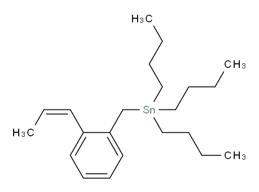 (Z)-tributyl(2-(prop-1-en-1-yl)benzyl)stannane