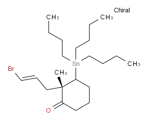 (2S)-2-((E)-3-溴烯丙基)-2-甲基-3-(三丁基锡基)环己酮