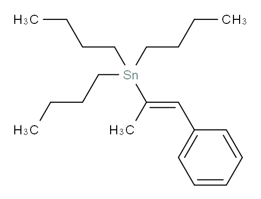 (E)-tributyl(1-phenylprop-1-en-2-yl)stannane