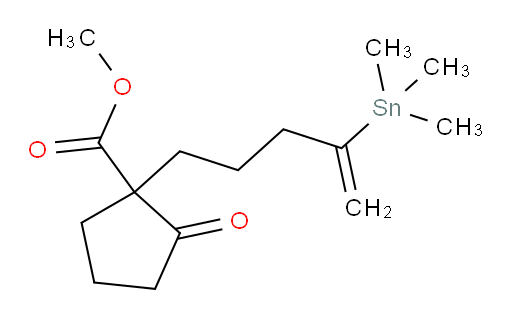 甲基 2-氧代-1-(4-(三甲基锡基)戊-4-烯-1-基)环戊烷甲酸酯
