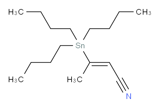 (E)-3-(tributylstannyl)but-2-enenitrile