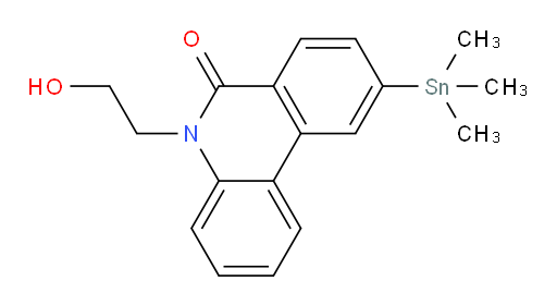 5-(2-羟基乙基)-9-(三甲基锡基)菲啶-6(5H)-酮