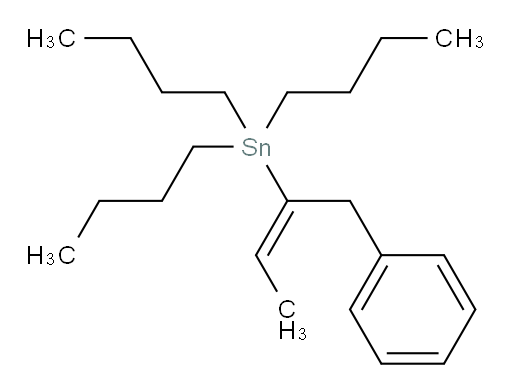 (E)-tributyl(1-phenylbut-2-en-2-yl)stannane