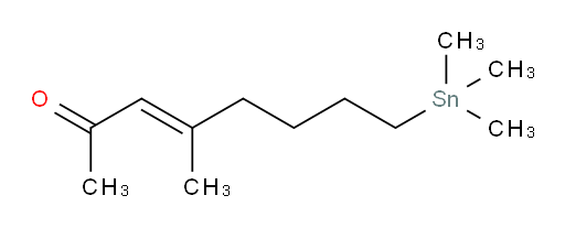 (E)-4-甲基-8-(三甲基锡基)辛-3-烯-2-酮