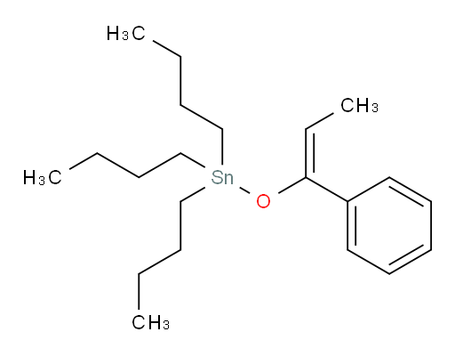 (E)-tributyl((1-phenylprop-1-en-1-yl)oxy)stannane