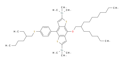 (4-(4-((2-ethylhexyl)thio)phenyl)-8-((2-hexyldecyl)oxy)benzo[1,2-b:4,5-b']dithiophene-2,6-diyl)bis(trimethylstannane)