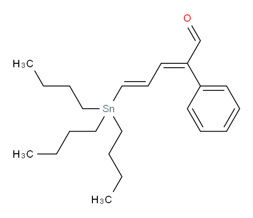 (2E,4E)-2-苯基-5-(三丁基锡基)戊-2,4-二烯醛