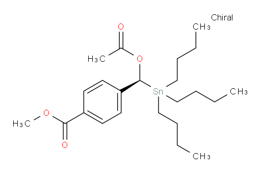 (S)-methyl 4-(acetoxy(tributylstannyl)methyl)benzoate