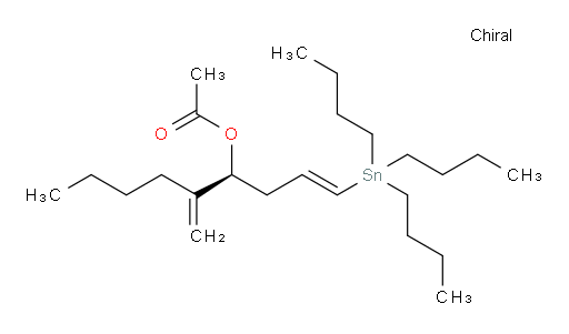 (S,E)-5-亚甲基-1-(三丁基锡基)壬-1-烯-4-基 乙酸酯