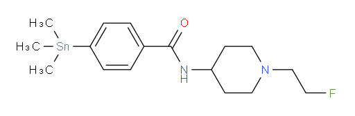 N-(1-(2-氟乙基)哌啶-4-基)-4-(三甲基锡基)苯甲酰胺