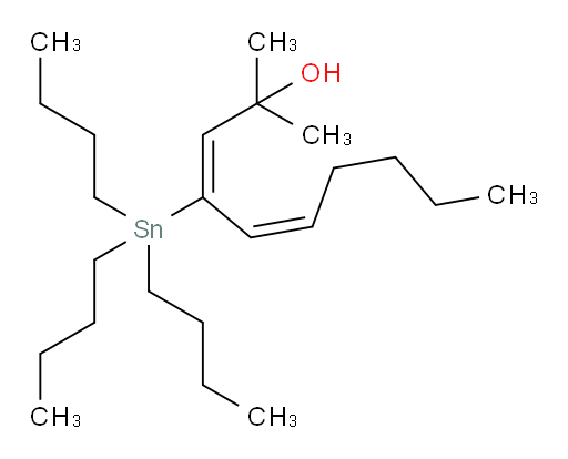 (3E,5Z)-2-甲基-4-(三丁基锡基)十-3,5-二烯-2-醇