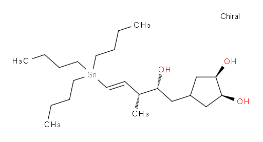 (1R,2S)-4-((2R,3R,E)-2-羟基-3-甲基-5-(三丁基锡基)戊-4-烯-1-基)环戊烷-1,2-二醇