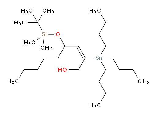 (E)-4-((叔丁基二甲基sil氧基))-2-(三丁基锡基)壬-2-烯-1-醇