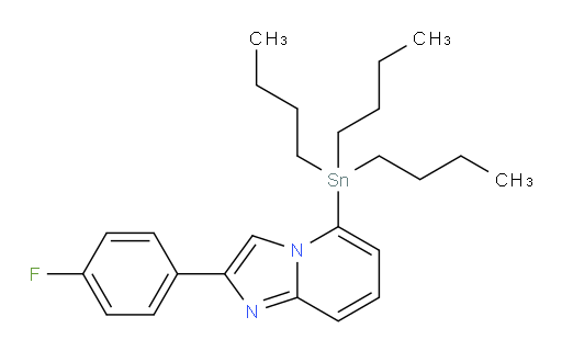 2-(4-氟苯基)-5-(三丁基锡基)咪唑并[1,2-a]吡啶