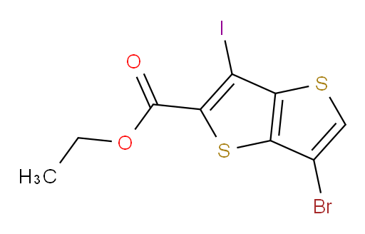 ethyl 6-bromo-3-iodothieno[3,2-b]thiophene-2-carboxylate