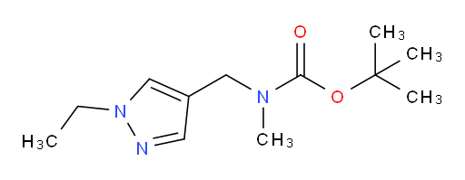 tert-butyl N-[(1-ethyl-1H-pyrazol-4-yl)methyl]-N-methylcarbamate