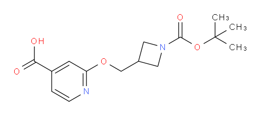 2-({1-[(tert-butoxy)carbonyl]azetidin-3-yl}methoxy)pyridine-4-carboxylic acid