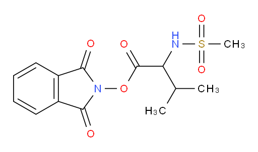 1,3-dioxo-2,3-dihydro-1H-isoindol-2-yl 2-methanesulfonamido-3-methylbutanoate