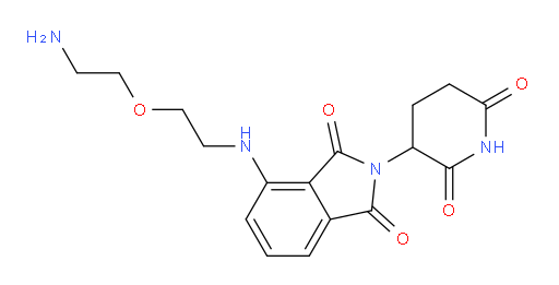 4-{[2-(2-aminoethoxy)ethyl]amino}-2-(2,6-dioxopiperidin-3-yl)-2,3-dihydro-1H-isoindole-1,3-dione