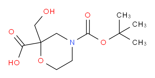 4-[(tert-butoxy)carbonyl]-2-(hydroxymethyl)morpholine-2-carboxylic acid
