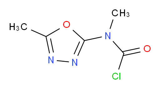 N-methyl-N-(5-methyl-1,3,4-oxadiazol-2-yl)carbamoyl chloride
