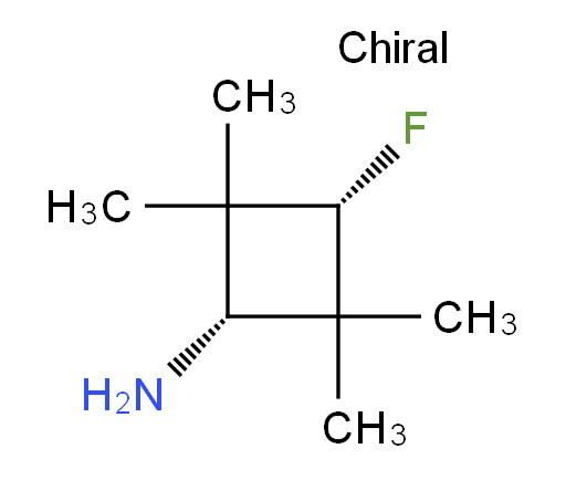 (1s,3s)-3-fluoro-2,2,4,4-tetramethylcyclobutan-1-amine