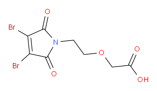 2-[2-(3,4-dibromo-2,5-dioxo-2,5-dihydro-1H-pyrrol-1-yl)ethoxy]acetic acid